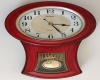 Wall Clock pendulum 25x43,5cm red